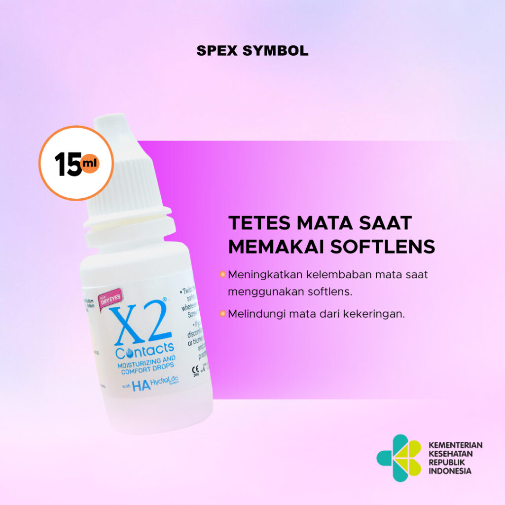Eyedrop X2 Contacts 15ml